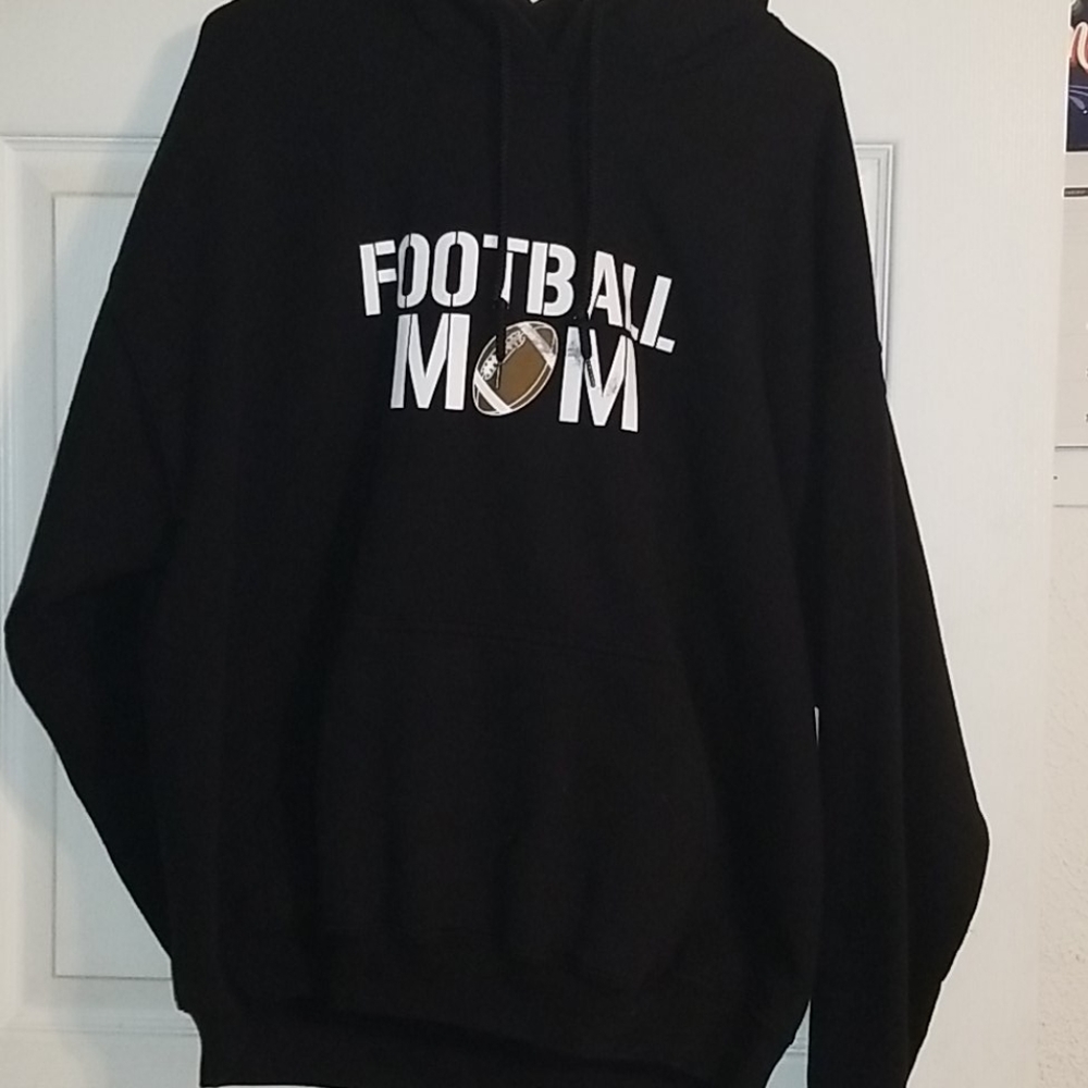 Black Football Mom hoodie